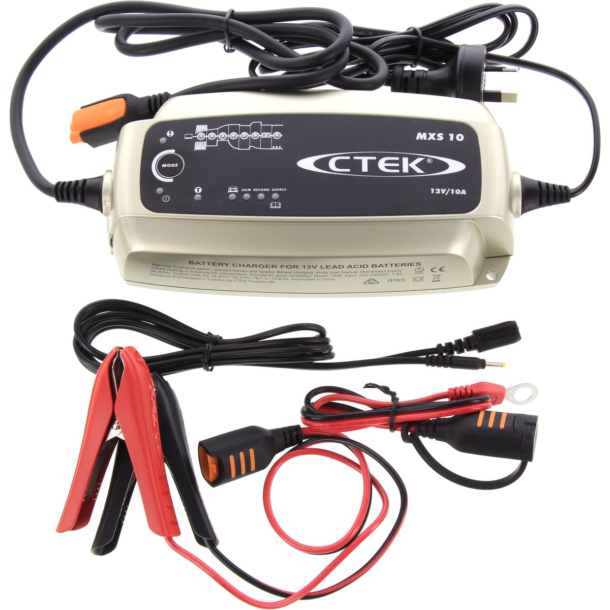 CTEK 12V 10A Battery Charger MXS10-1