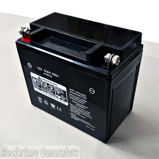 Maxwatt 14AH Lead Acid Battery for MX9000AS, MX9000ES