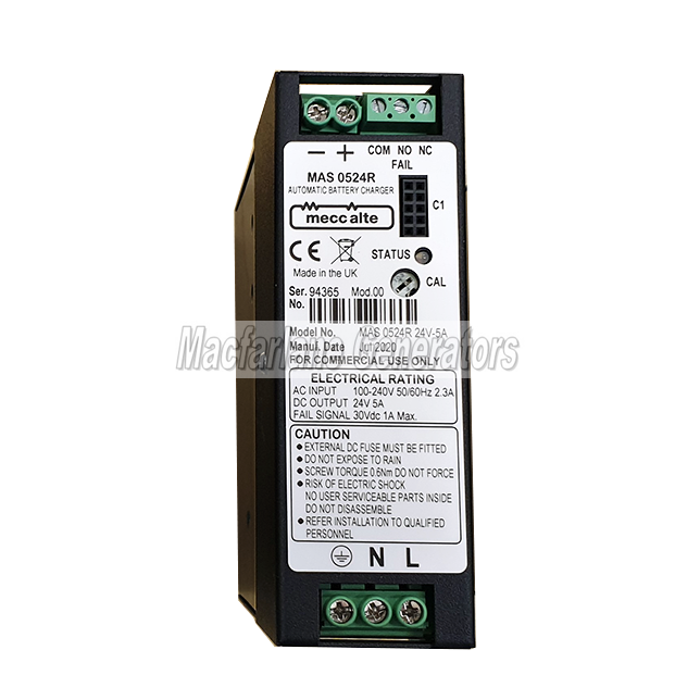 Meccalte Automatic Battery Charger 24V 5A (MAS0524R)