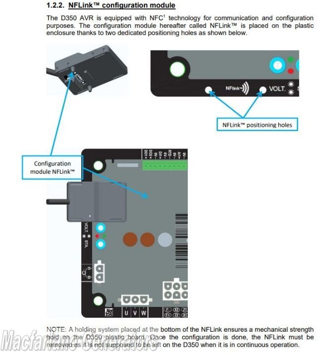 NFLink Configuration Module for LEROY SOMER AVRs
