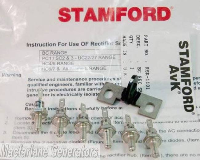 RSK1101 Stamford Rectifier Repair Kit