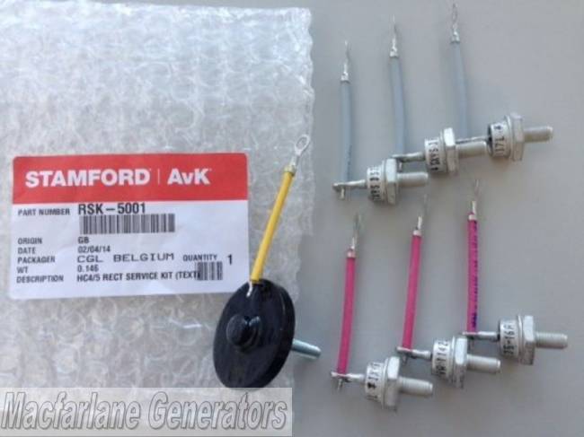 RSK5001 Stamford Rectifier Repair Kit