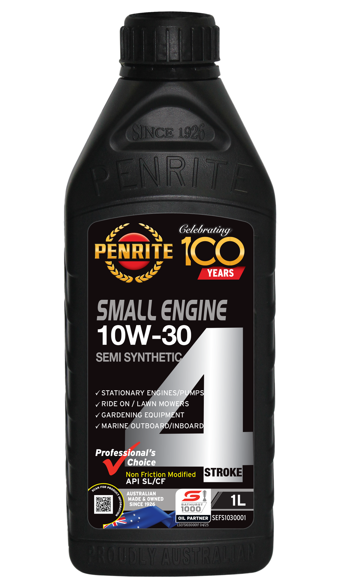 1L Penrite Semi Synthetic Oil 10W30