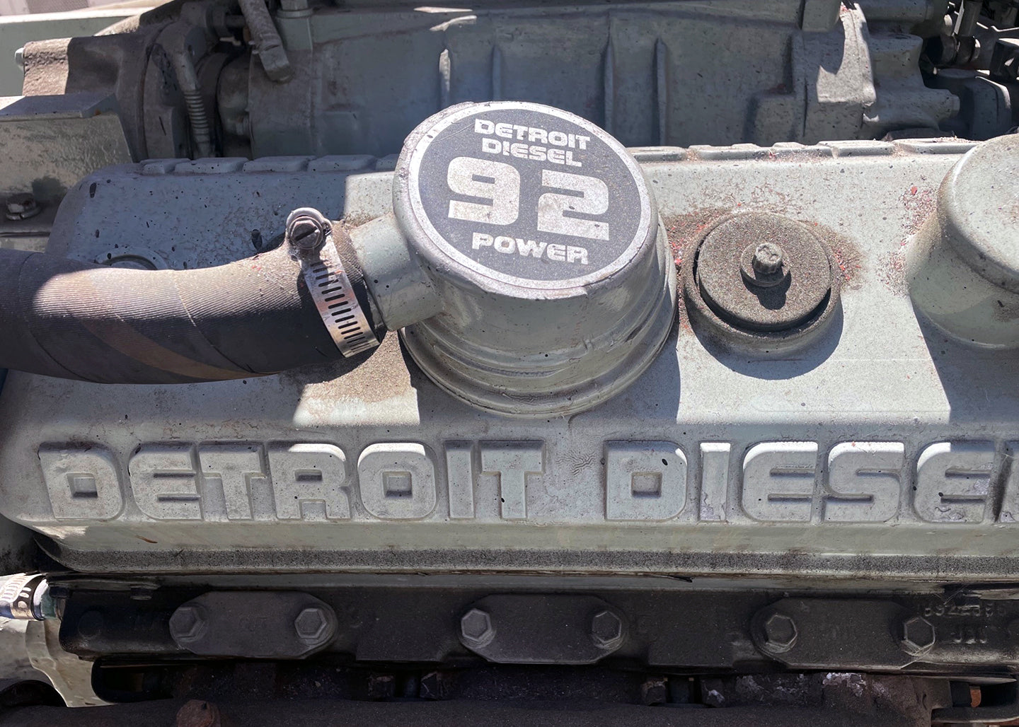 300kVA Pre-owned Detroit Enclosed Generator (U569)-4