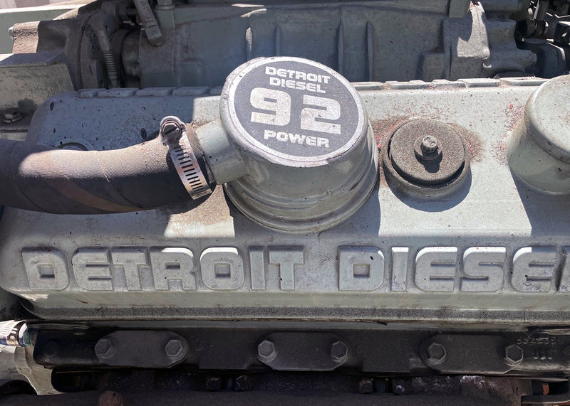 300kVA Pre-owned Detroit Enclosed Generator (U569)-4