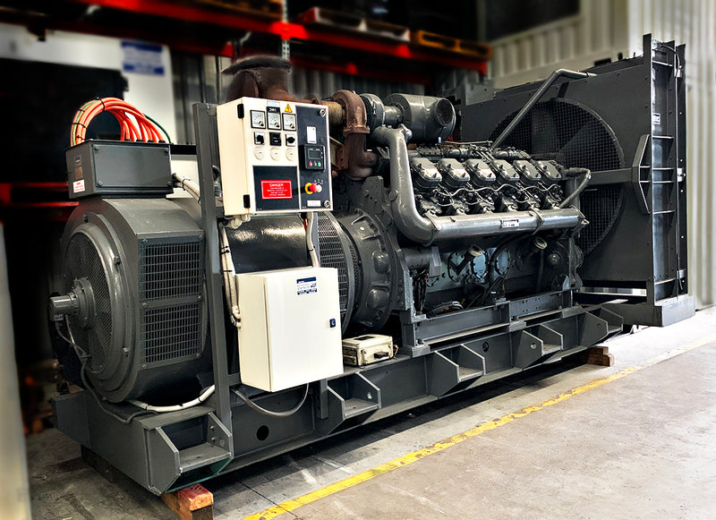 500kVA Pre-owned Dorman 12QT Open Generator Set (U573)-1