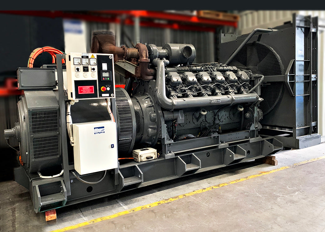 500kVA Pre-owned Dorman 12QT Open Generator Set (U574)-1