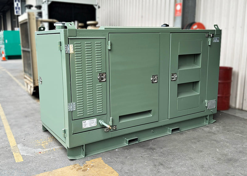 60kVA Pre-owned RDS Enclosed Gas Generator Set (U645)-1