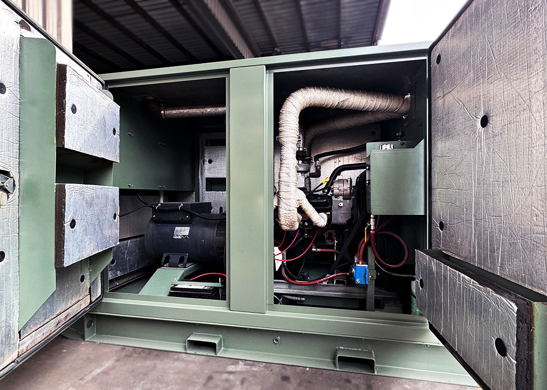 60kVA Pre-owned RDS Enclosed Gas Generator Set (U645)