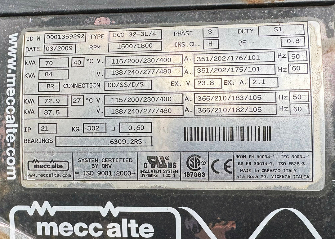 60kVA Pre-owned RDS Enclosed Gas Generator Set (U645)-4