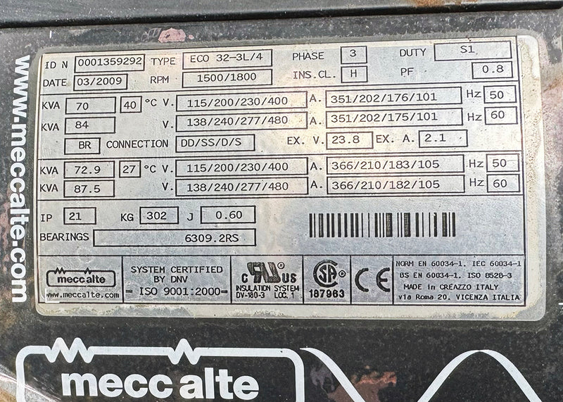 60kVA Pre-owned RDS Enclosed Gas Generator Set (U645)-4