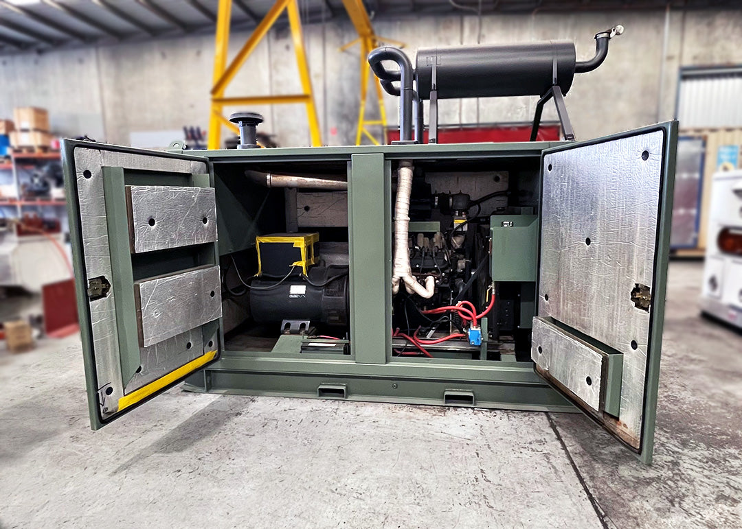100kVA Pre-owned RDS Enclosed Gas Generator Set (U648)