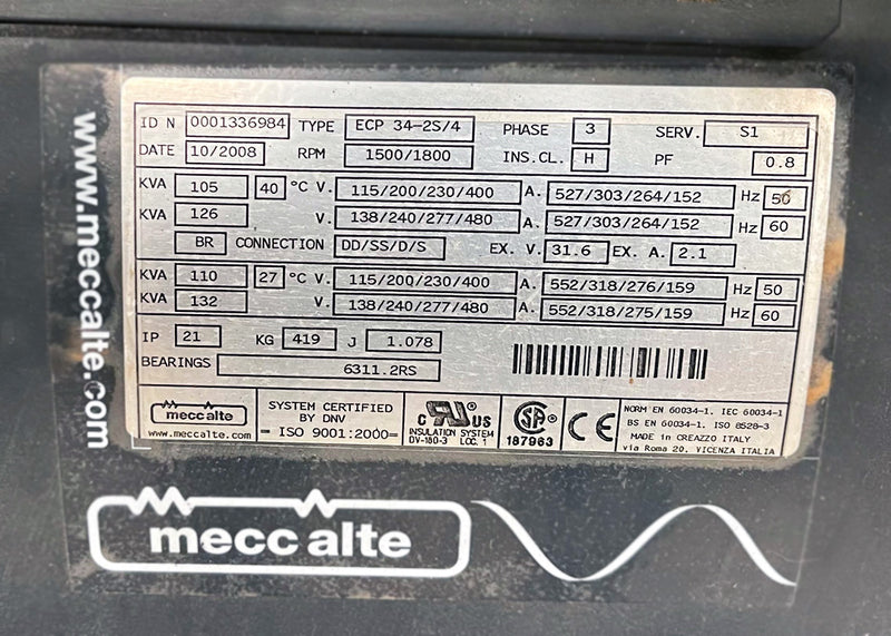 100kVA Pre-owned RDS Enclosed Gas Generator Set (U648)-3