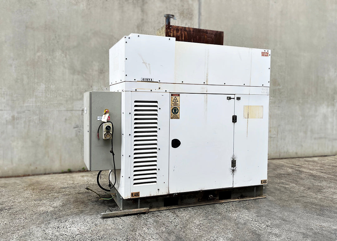 61kVA Pre-owned Deutz Enclosed Gas Generator Set (U658)-1