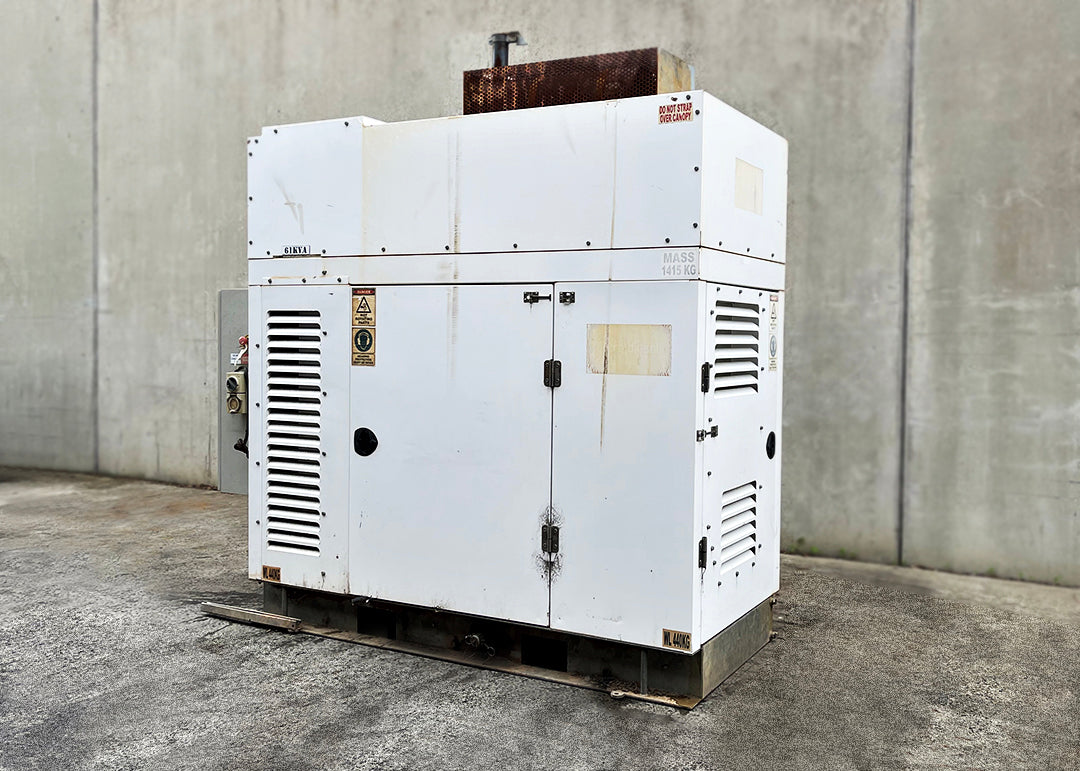 61kVA Pre-owned Deutz Enclosed Gas Generator Set (U658)