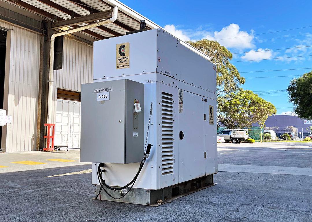 40kVA Pre-owned Deutz Enclosed Gas Generator Set (U659)-1