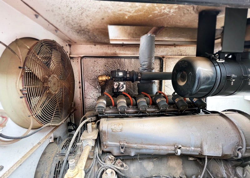 61kVA Pre-owned Deutz Enclosed Gas Generator Set (U665)-4