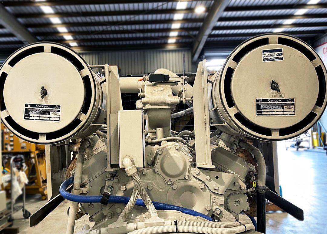 525kVA Pre-owned Detroit Open Generator (U672)-5