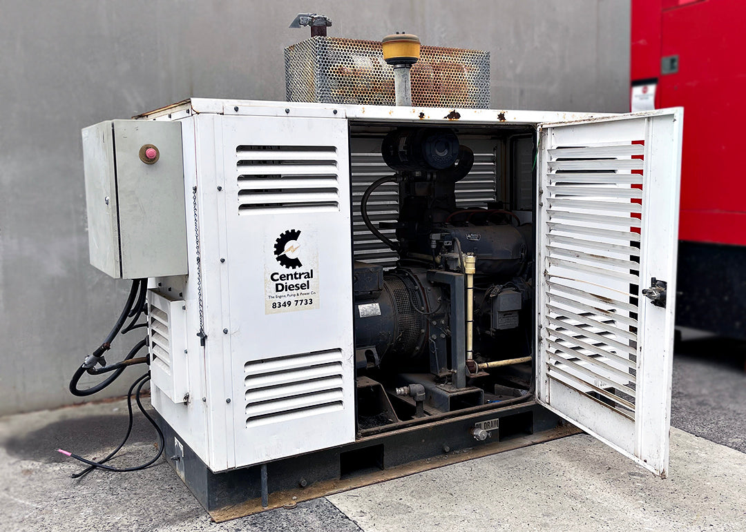 30kVA Pre-owned Deutz Enclosed Gas Generator Set (U679)