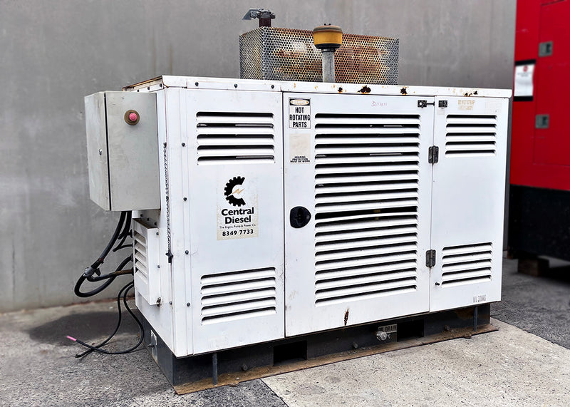30kVA Pre-owned Deutz Enclosed Gas Generator Set (U679)-1