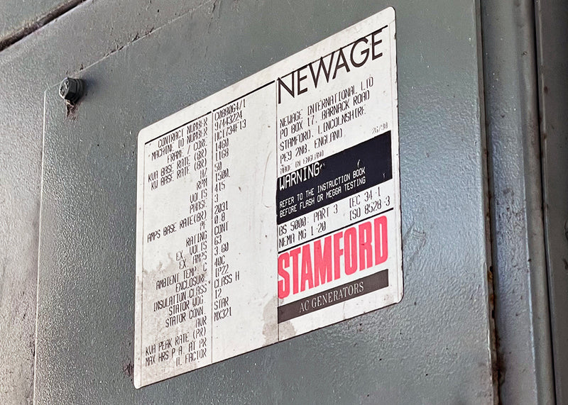 1250kVA Pre-owned Dorman Open Generator (U686)-6
