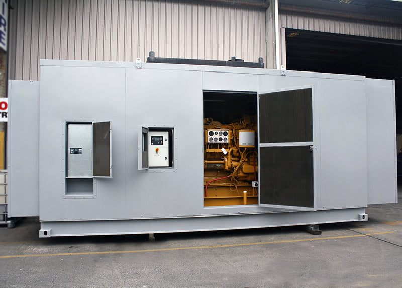 800kVA Pre-owned Caterpillar Enclosed Generator (U789)-3