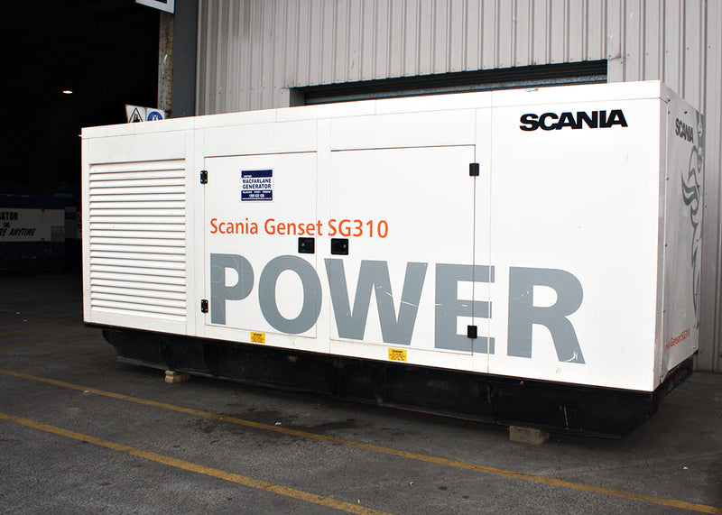 310kVA Pre-owned Scania Enclosed Generator (U810)-2
