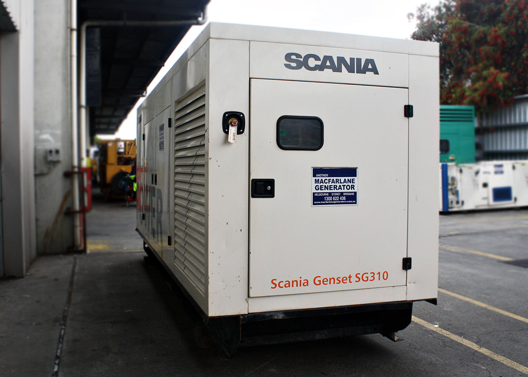 310kVA Pre-owned Scania Enclosed Generator (U810)-3