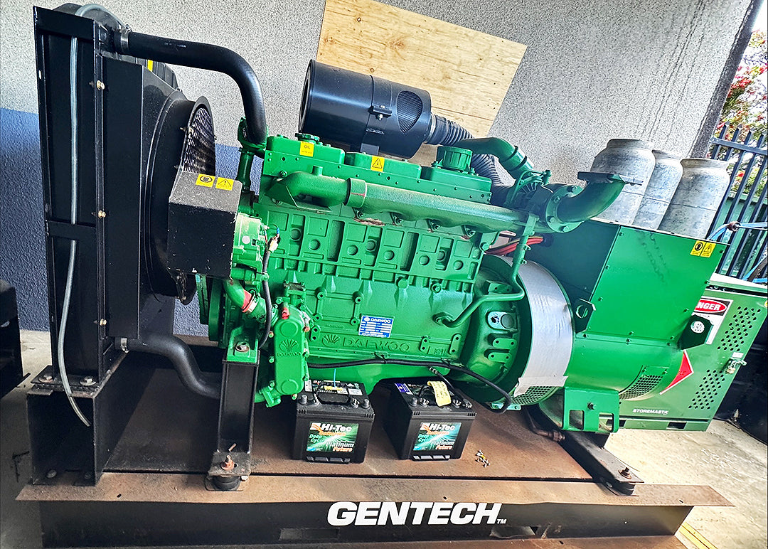 150kVA Pre-owned Gentech Open Generator Set (U811)