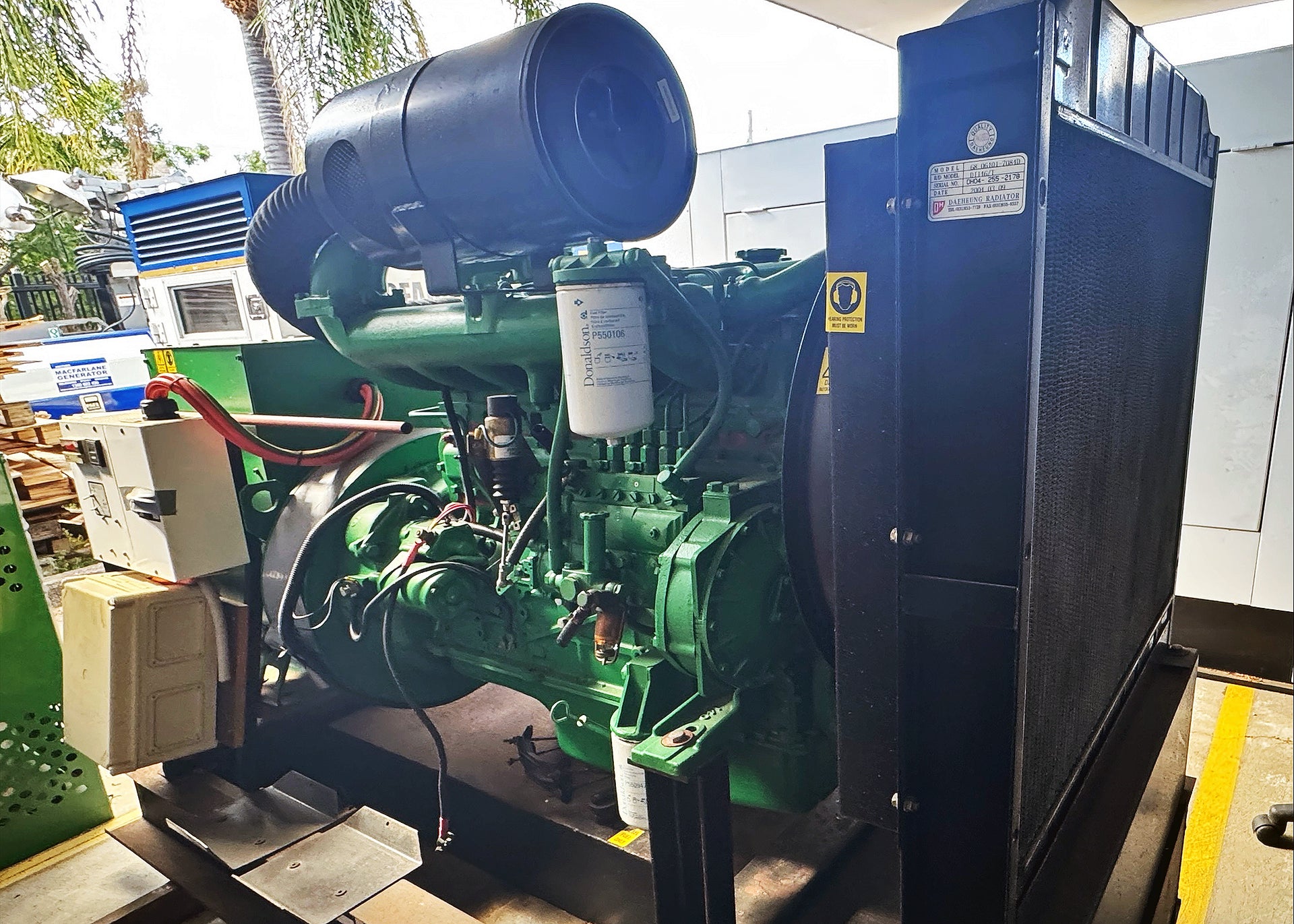 150kVA Pre-owned Gentech Open Generator Set (U811)