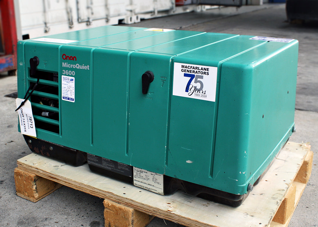 3.6kVA Pre-owned Cummins Onan Petrol Generator Set (U834)-1