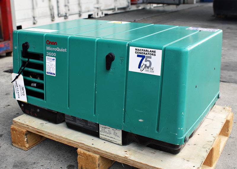 3.6kVA Pre-owned Cummins Onan Petrol Generator Set (U834)-1