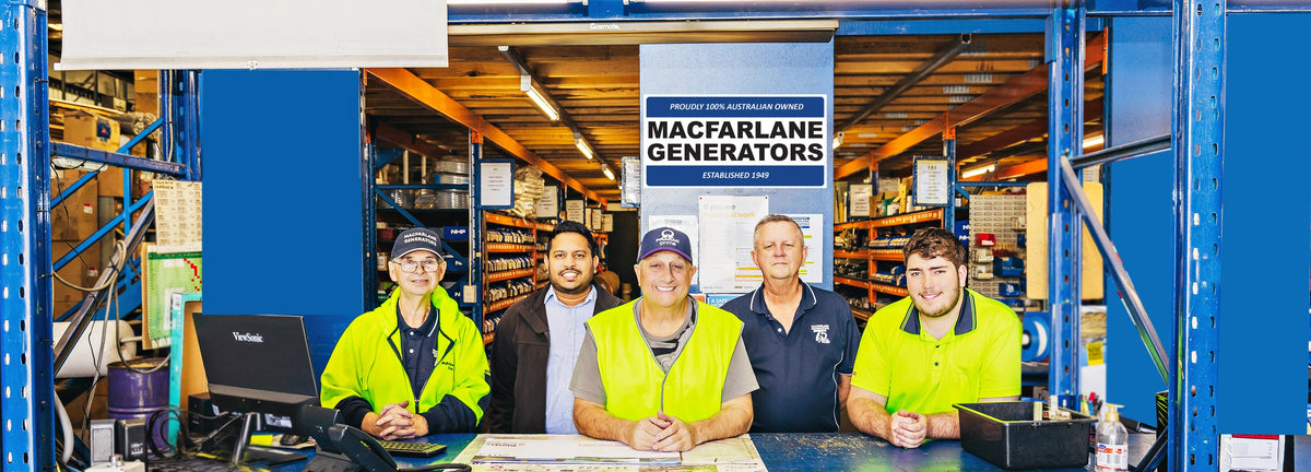 Macfarlane Generators | Portable, Commercial & Hire