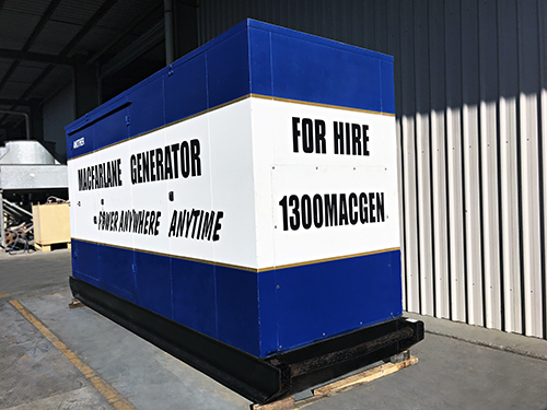 mobile generator for hire