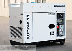 7.5kW Kompak Silent Diesel Generator with Long Range Tank (DG8600SE-3) product image