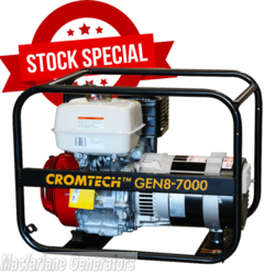 7.0kVA/kW Cromtech Honda Generator (CTG85H / TG85HP) product image