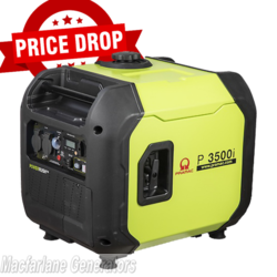 3.3kVA Pramac Portable Inverter Electric+Recoil Generator (P3500i) product image