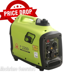 2.1kVA Pramac Portable Inverter Generator (P2200i) product image