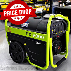 6.0kVA Pramac Petrol AVR Generator (PX8000) product image