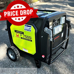 7kVA Pramac Portable Inverter Electric+Recoil 2 Wire Auto Start Generator (P7500i) product image