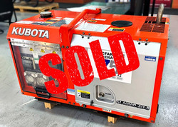 6.0kVA Pre-owned Kubota GL6000D-AU-B Enclosed Generator Set (U774) product image