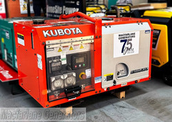 6.0kVA Pre-owned Kubota GL6000A-AU-B Enclosed Generator Set (U775) product image
