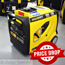4.5kVA Maxwatt Electric Start Digital Inverter 2 Wire Auto Start Generator (MX4500iS)  product image