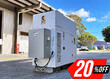 40kVA Pre-owned Deutz Enclosed Gas Generator Set (U659) product image